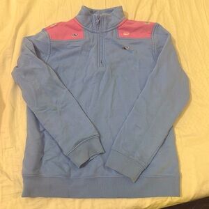Girls tween vineyard vines zip up sweatshirt